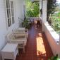 Under step veranda